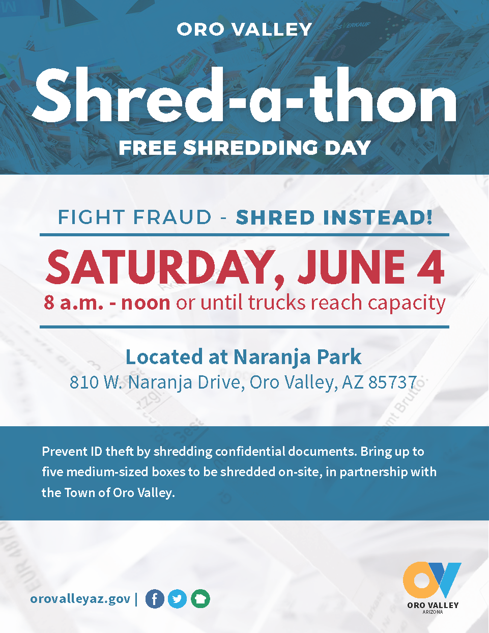 free document shredding events near me 2021 Savanna Whitlock