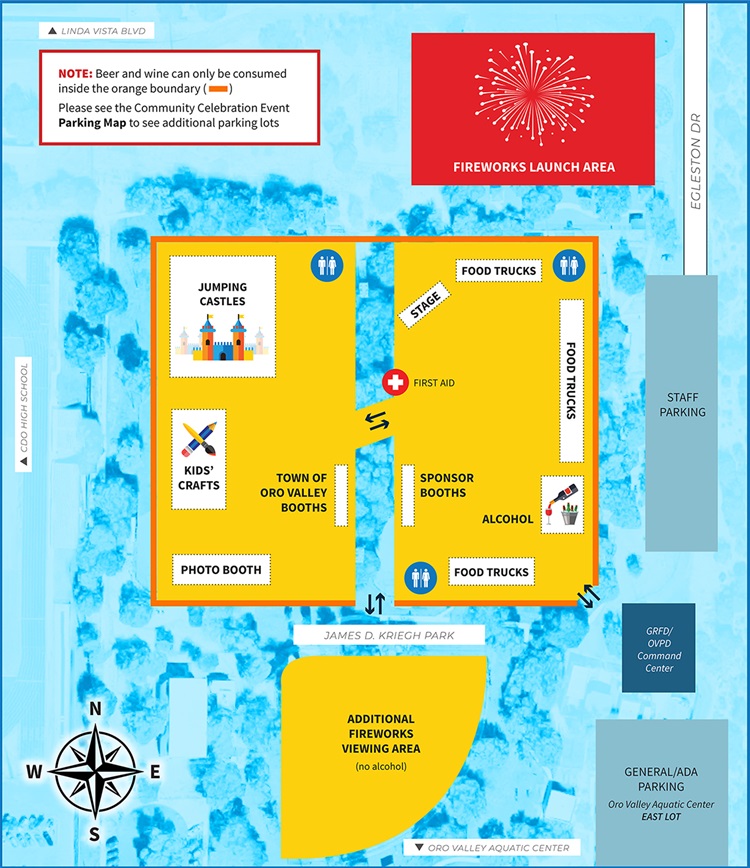 Celebration Site Event Map