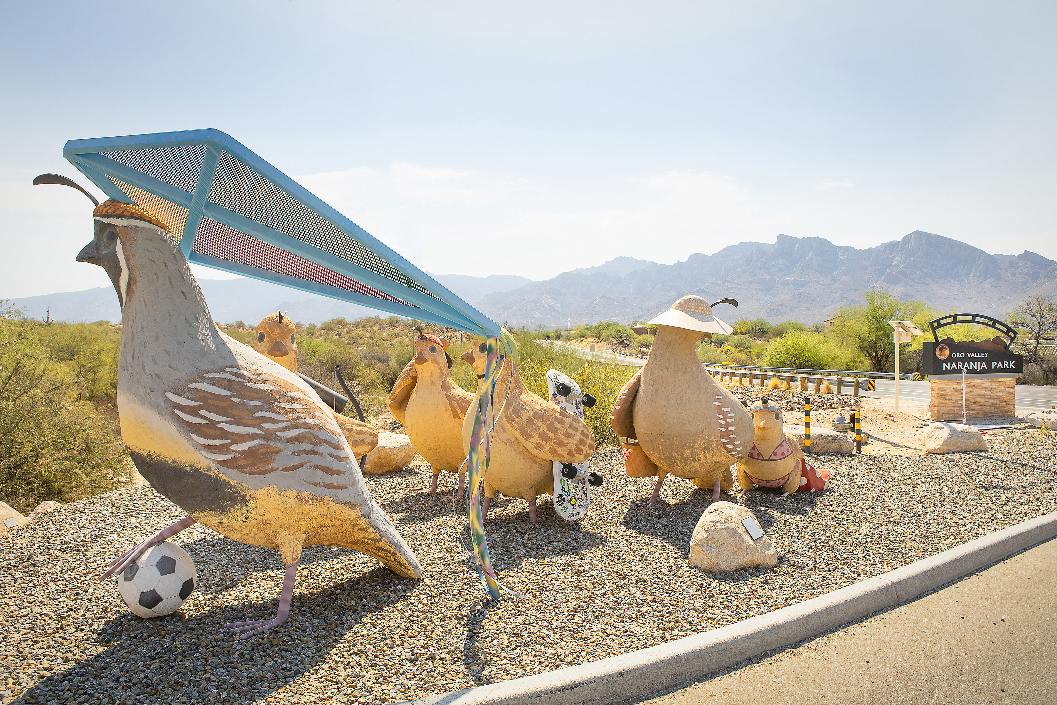 Quail Trail Art