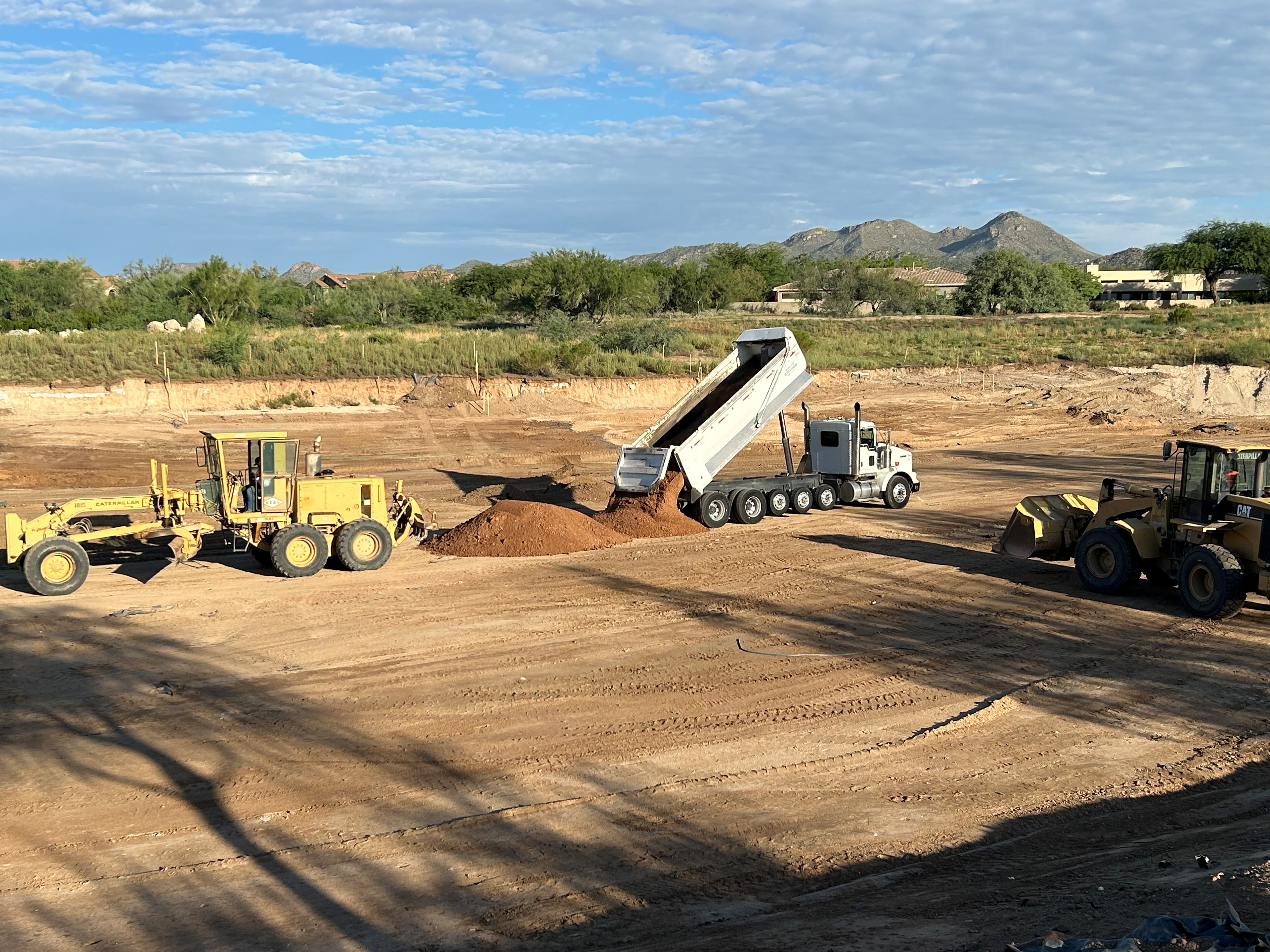 pond grading